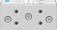 dfm-25-50-p-a-gf Festo Pneumatic Guided Cylinder - 170851, 25mm Bore, 50mm Stroke, DFM Series, Double Acting