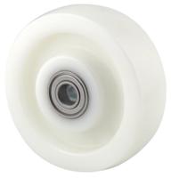 top160x50-20 Tente White Nylon Corrosion Resistant Trolley Wheel, 1020kg