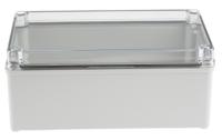 pc-m-95-t-enclosure Fibox Piccolo Series Grey Polycarbonate Enclosure, IP66, IP67, Transparent Lid, 230 x 140 x 95mm