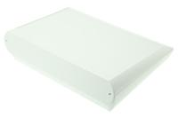 a0629107 OKW Comtec Series White ABS Desktop Enclosure, Sloped Front, 290 x 200 x 76mm