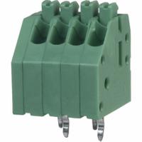 1990025 Phoenix Contact PTSA 0.5/ 4-2.5-Z Series PCB Terminal Block, 2.5mm Pitch, Through Hole Mount, 1-Row, Solder Termination