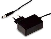 sga12e12-p1j MEAN WELL 12W Plug-In AC/DC Adapter 12V dc Output, 1A Output