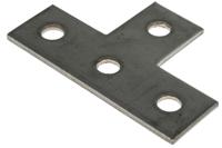 p-1031-ss Stainless Steel T Shape Bracket 4 Hole, 14.3mm Holes, 136.5 x 88.9mm