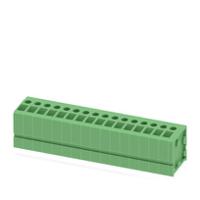 1700607 Phoenix Contact PCB Terminal Block, 16-Contact, 5mm Pitch, Wave Soldering, 1-Row, Plug In, Screw Termination