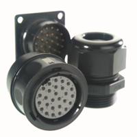 5440mdb105f Amphenol Air LB Circular Connector, 5 Contacts, Panel, Socket, Male/Female, IP67, 544 Series