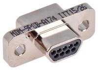 mdm-9psb-a174 ITT Cannon MDM 9 Way Panel Mount D-sub Connector Plug, 1.27mm Pitch