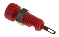 930308701 Hirschmann Test & Measurement Red Female Banana Plug - Solder, 60V dc