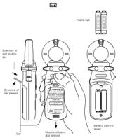296-536 RS PRO Clamp Meters, 400A dc, Max Current 400A ac CAT III 600V With UKAS Calibration