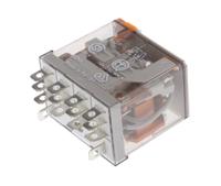 563480240040 Finder Plug In Power Relay, 24V ac Coil, 12A Switching Current, 4PDT