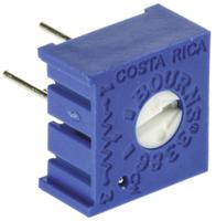 3386p-1-224lf 220kΩ, Through Hole Trimmer Potentiometer 0.5W Top Adjust Bourns, 3386