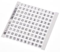 1sna230030r0700 Entrelec, RC Marker Card for use with  for use with Terminal Blocks