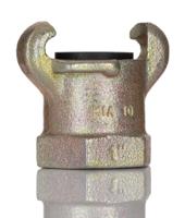 250-9134 RS PRO Iron Female Pneumatic Quick Connect Coupling, NPT 1 Female 1in Threaded
