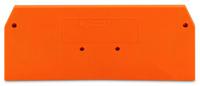 280-326 WAGO 280 Series End and Intermediate Plate for Use with 280 Series Terminal Blocks