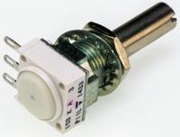 p11l1v0flsy00103ka Vishay P11L 10kΩ Rotary Potentiometer 1-Gang Panel Mount, P11L1V0FLSY00103KA