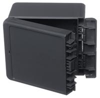 96013234-b-141309-pc-v0-7024 Bopla Bocube Series Graphite Grey Polycarbonate Enclosure, IP66, IP68, IK07, Flanged, Graphite Grey Lid, 151 x 125 x