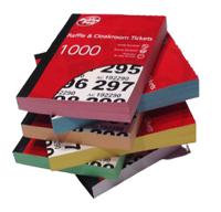 raf1000 Pukka Pads Raffle Ticket Label Sheet