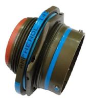 m8372374w24616 Amphenol India 61 Way MIL Spec Circular Connector Receptacle, Pin Contacts