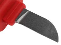 6690400 Gedore Cable Knife, VDE/1000V, 180 mm Overall, 50 mm Blade, Plastic Handle