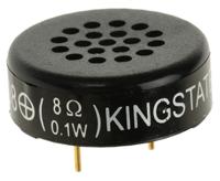 767-5373 RS PRO 8Ω 0.1W Miniature Speaker 23mm Dia. , 3.3mm Lead Length, 23 (Dia.) x 8.4mm