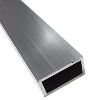 304-7951 Rectangular Aluminium Metal Tube, 1 3/4in ID, 1m L, 2in W, 1in H, 10SWG Thickness