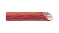 pf03-062-008-309 E. Bourgeois Expandable Braided Fiberglass, Silicone Red Brown Cable Sleeve, 1.5mm Diameter, 1m Length, PF03 Series