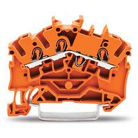 2002-6302 WAGO  TOPJOB S Series Orange, 2.5mm², 1-Level, Push In Termination, ATEX, CSA, IECEx