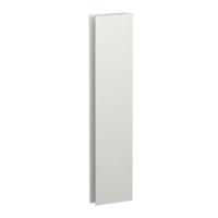 lvs08355 Schneider Electric PrismaSeT G Series Sheet Steel Side Panel for Use with PrismaSeT G Enclosure, 1050 x 250mm