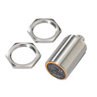 ii5452 ifm electronic Inductive Threaded Barrel Proximity Sensor, M30, 10 mm Detection, PNP NC, 18 → 36 V dc