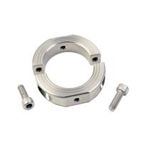 of-msp-25-ss Ruland Shaft Collar, Two Piece, Clamp Screw, Bore 25mm, OD 45mm, W 15mm, Stainless Steel