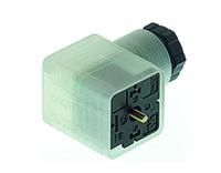 935980246-rs-gdml-2011-gb1-led-48-schwarz Hirschmann GDML 2P+E DIN 43650 A, Female Solenoid Valve Connector with Indicator Light, 48 V ac/dc Voltage