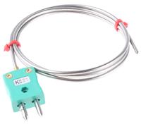 181-7315 RS PRO SYSCAL Type K Mineral Insulated Thermocouple 1m Length, 3mm Diameter → +1100°C