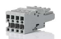 769-104 WAGO 769 Series Female Plug, 4 Pole for Use with X-COM System 769 Series, 32A