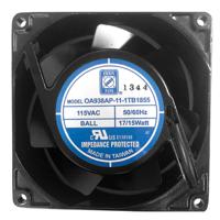 175-9814 RS PRO Axial Fan, 230 V ac, AC Operation, 93.4m³/h, 15W, IP55, 92 x 92 x 38mm