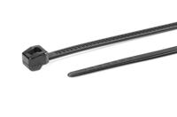 118-04700-t18ros-pa66hs-bk HellermannTyton Cable Tie, Outside Serrated, 100mm x 2.5 mm, Black Polyamide 6.6 (PA66), Pk-100