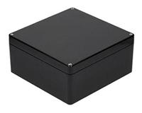918-8871 RS PRO Black PET Enclosure, IP66, Black Lid, 400 x 250 x 120mm