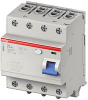 2ccf544110e0630-f404a-63003-2cc ABB F404 RCCB, 63A, 3+N Pole, 30mA, Type A