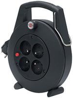 1102701 brennenstuhl 10m 4 Socket Type E - French Extension Reel, 230 V, IP20
