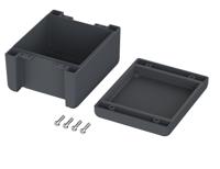 00163234 Bopla Bocube Alu Series Graphite Grey Aluminium General Purpose Enclosure, IP66, IP68, IP69, IK09, Graphite Grey Lid,