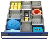 4302071651 Bott Front-to-Back, Left-to-Right Divider Set for use with 100 mm Drawer, 525 W x 650 D Cubio Cabinet