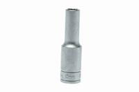 m120610-c Teng Tools 1/2 in Drive 10mm Deep Socket, 12 point, 25 mm Overall Length