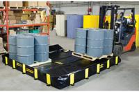 jen28512bl Justrite PVC Spill Containment for Chemical, 662L Capacity