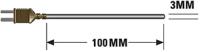 342-9088 RS PRO T General Purpose Temperature Probe, 100mm Length, 3mm Diameter, +250 °C Max
