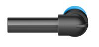 qsml-6h Festo QSL Series Elbow Tube-toTube Adaptor, Push In 6 mm to Push In 6 mm, Tube-to-Tube Connection Style, 153348