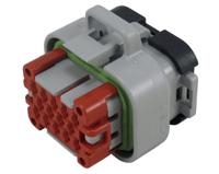 776273-4 TE Connectivity, AMPSEAL Automotive Connector Plug Grey Cable Mount 14 Way