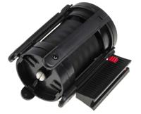 829-9090 RS PRO Black Nylon, Polyester Retractable Barrier, 2.8m, Black Tape