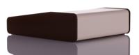 rtm2601-brb CAMDENBOSS 2000 Series Beige, Brown Aluminium Desktop Enclosure, Sloped Front, 210 x 178 x 55mm