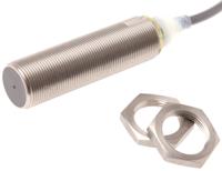 e2as18ls08wpb12m Omron Inductive Threaded Barrel Proximity Sensor, M18, 8 mm Detection, PNP NO, 12 → 24 V dc