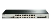 dgs-1510-28xe D-Link 28-Port Gigabit Stackable Smart Managed Switch with 10G Uplinks, Smart 28 Port Smart Switch, EU