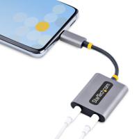 usbc-audio-splitter StarTech.com Audio Connector Adapter, Male USB-C to Female 3.5mm Audio Jack