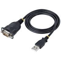 1p3fp-usb-serial StarTech.com RS232 USB A Male to D-sub, 9 Pin Male Interface Converter